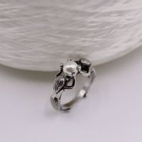 Fabrik Direkt Verkauf  Hot Sale New Mermaid Pearl Ring Europäische Und Amerikanische Kreative Damen Thai Silber Ring main image 3