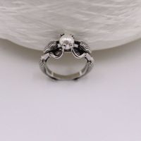 Factory Direct Sales  Hot Sale New Mermaid Pearl Ring Europe And America Creative Women's Thailand Silver Ring main image 4