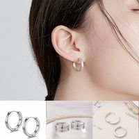 Fashion Rhombus Carving Titanium Steel Earrings main image 6