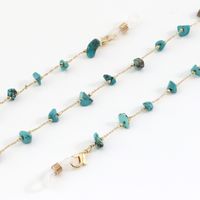 Fashion Chain Natural Deformity Turquoise Beads Handmade Eyeglasses Chain Anti-lost Chain main image 3