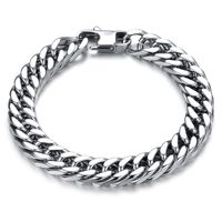 Titanium Steel Paint Bracelet (length 20cm Wide And 8mm) Nhop0724 sku image 4