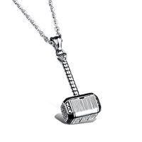 Occident And The United States Titanium Steel Paint Pendant (o-character Chain With The Word 3 * 50cm) Nhop1019 sku image 2