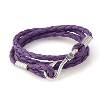 Vente Chaude En Cuir Pu Multi-couche Bracelet Tissé Crochet Bracelet De Mode Nautique Marine Style Bracelet En Cuir sku image 4