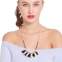 Occident And The United States Alloy Plating Necklace (black)  Nhxr1501-black sku image 1