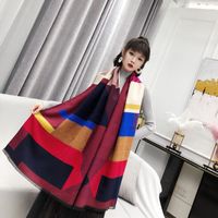 Fashion Cloth  Scarf  (d233 Rose Red)  Nhcm1160-d233 Rose Red sku image 1