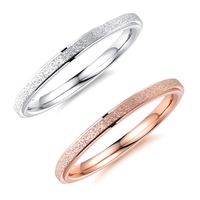 Titanium&stainless Steel Fashion Geometric Rings  (rose Alloy On The 4th) Nhop1637-rose Alloy On The 4th sku image 9
