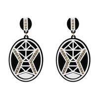 Plastic Simple Geometric Earring  (c1-c2501) Nhjj4337-c1-c2501 sku image 6