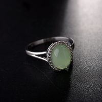 Fabrik Direkt Verkauf Koreanische Mode Neuer Ring Einfacher Und Vielseitiger Natürlicher Rosa Kristall Ring 311389 sku image 5