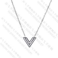 Titanium&stainless Steel Simple  Necklace  (steel-necklace) Nhhf0272-steel-necklace sku image 2
