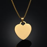 Amour Chien Tag Petit Bijoux Dog Tag Acier De Titane Homme En Acier Inoxydable De Collier Européen Et Américain Titane Acier Inscrit Chien Tag Pendentif sku image 5