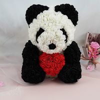Chinesischer Valentinstag Geschenk Schaum Blume Rose Bär 40cm Pe Rose Blume Bär Geschenk Spot sku image 22