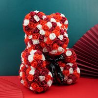 Chinesischer Valentinstag Geschenk Schaum Blume Rose Bär 40cm Pe Rose Blume Bär Geschenk Spot sku image 17