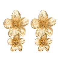 Fashion Double Flower Earrings Nhln143521 sku image 6