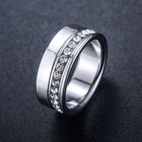 All-match-persönlichkeit Kreativer Diamant-platinum-ring Außenhandel Modeschmuck Ring 10836002 sku image 3