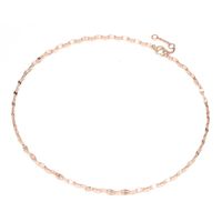 Jewelry Single Layer Chain Necklace Female Creative Stainless Steel Accessories Necklace 316l Clavicle Chain sku image 5