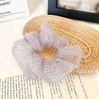 Super Fairy Ins Französischer Organza-haarring Mesh-haarseil Koreanische Internet-promi-haarschmuck Ball Kopf Dickdarm-kopfschmuck Frauen sku image 12