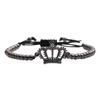 Ensemble De Bracelets Ajustables Couronne Zircon Micro-incrustés sku image 4