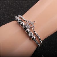 Ensemble De Bracelets Ajustables Couronne Zircon Micro-incrustés sku image 10