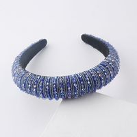 New Fashion Korean Sponge Crystal Rice Beads Hair Band sku image 17