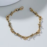 Wholesale Jewelry Punk Style Thorns Chain Necklace Bracelet Nihaojewelry sku image 3
