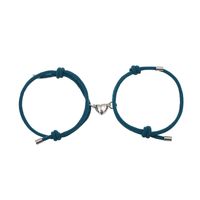 Alliage Coeur Aimants Attirer Simple Couple Bracelets Une Paire De Bijoux En Gros Nihaojewelry sku image 5