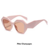 Irregular Polygon Large Frame Sunglasses Wholesale Nihaojewelry sku image 1