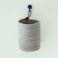 Simple Solid Color Cotton String Storage Basket Wholesale Nihaojewelry sku image 2