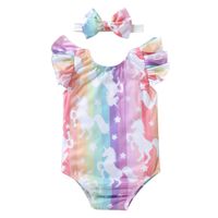 Hot Girl's Swimsuit Foreign Trade Hot Selling Baby Scale One-piece Swimsuit Children's Clothing Swimwear sku image 16