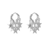 Simple Style Star Patchwork Plating Alloy No Inlaid Earrings sku image 5