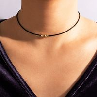 Einfache Transparente Unsichtbare Fischschnur Zirkon Halskette Diamantbesetzte Schlüsselbeinkette Weiblich sku image 2