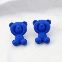 Kleine Blaue Ohrringe Koreanische Version Von Geometrischen Anhängerohrringen sku image 3