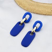 Klein Blue Earrings Korean Version Of Geometric Pendant Earrings sku image 15