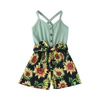 Wholesale Children's Summer Suspenders Printed Jumpsuits Nihaojewelry sku image 13