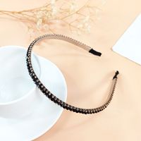 Fashion Simple Crystal Inlay Diamond Thin Edge Hairband sku image 1