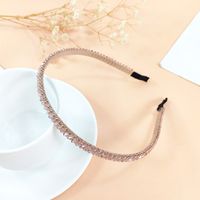 Fashion Simple Crystal Inlay Diamond Thin Edge Hairband sku image 5