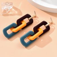 Earrings 2022 New Trendy Acrylic Exaggerated Large Trendy Elegant Earrings Round Face Slimming Long Earrings For Women main image 4