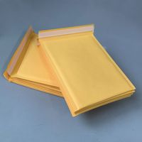 Yellow Kraft Paper Bubble Clothing Packaging Bag Thickened Envelope Bag main image 3