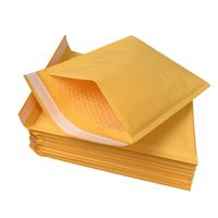 Yellow Kraft Paper Bubble Clothing Packaging Bag Thickened Envelope Bag main image 1