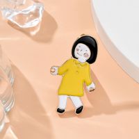 Cartoon Cute Fashion Acrylic Brooch Student Girl Personality Brooch All-matching Clothes Small Jewelry main image 2