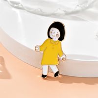 Cartoon Cute Fashion Acrylic Brooch Student Girl Personality Brooch All-matching Clothes Small Jewelry sku image 1