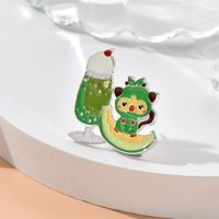 New Japanese And Korean Soft And Adorable Little Monster Creative Cartoon Brooch Girl Clothes Accessories Ins Fashion sku image 1