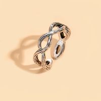 New Fashionable Open Adjustable Gold-plated Silver-plated Alloy Ring main image 3