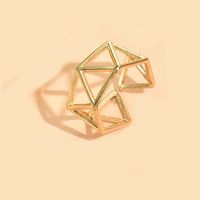 New Fashionable Open Adjustable Gold-plated Silver-plated Alloy Ring sku image 6