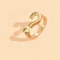 New Fashionable Open Adjustable Gold-plated Silver-plated Alloy Ring sku image 8