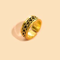 New Fashionable Open Adjustable Gold-plated Silver-plated Alloy Ring sku image 16