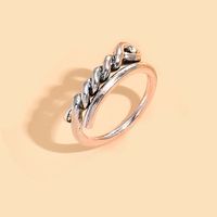 New Fashionable Open Adjustable Gold-plated Silver-plated Alloy Ring sku image 18