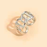 New Fashionable Open Adjustable Gold-plated Silver-plated Alloy Ring sku image 25