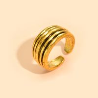 New Fashionable Open Adjustable Gold-plated Silver-plated Alloy Ring sku image 33