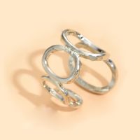 New Fashionable Open Adjustable Gold-plated Silver-plated Alloy Ring sku image 43