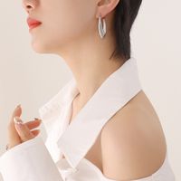Fashion Geometric U-shaped Women's Non-mainstream Titanium Steel Gold-plated Earrings sku image 1